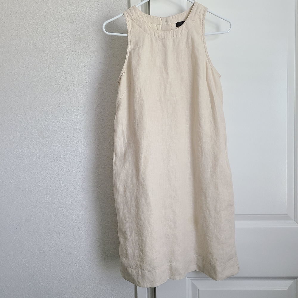 J. Crew 100% Linen Dress